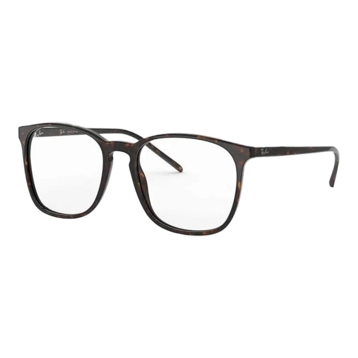 Ray-Ban Rx5387 Square Prescription Eyeglass Frames -Havana/Demo Lens 52-18-145
